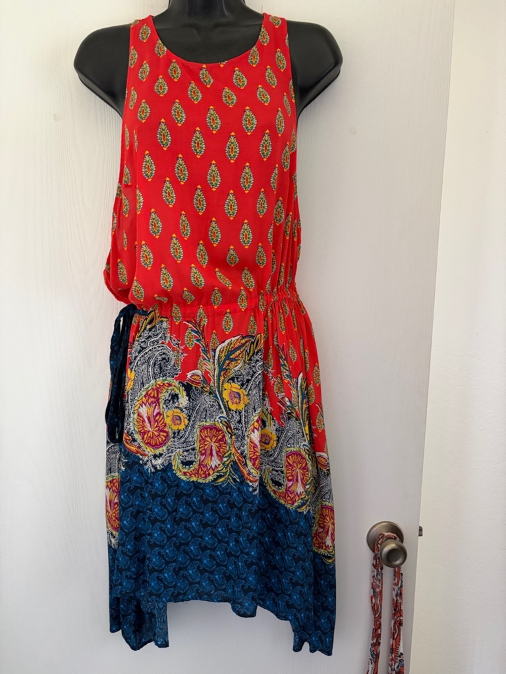 Free People Red Combo Coverup